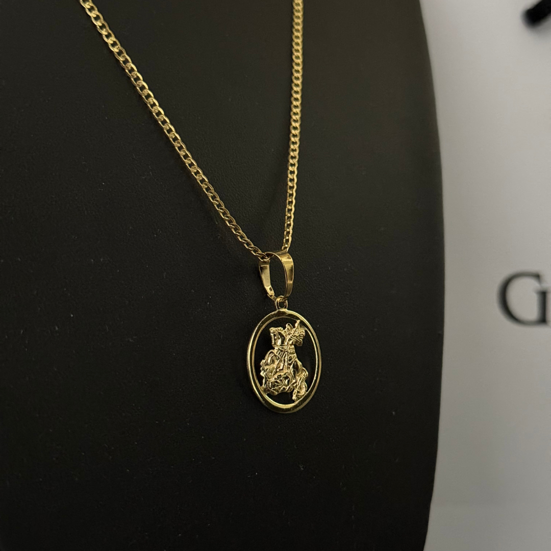 Corrente Grummet 2mm + Pingente da sua Escolha (Banhado a Ouro 18k)