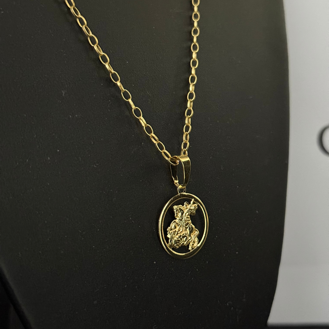 Corrente Cartier Redonda 2mm + Pingente da sua Escolha (Banhado a Ouro 18k)