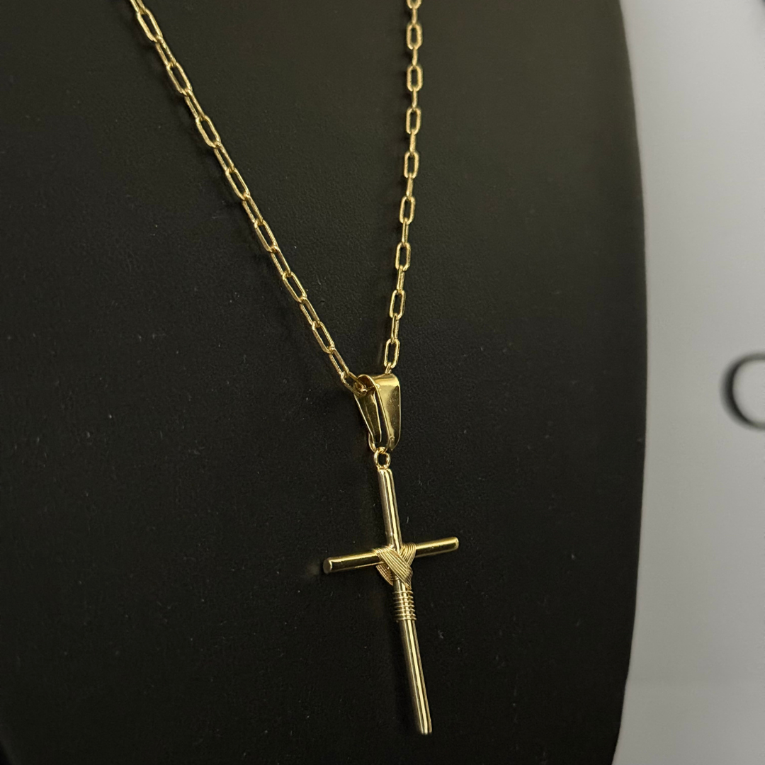 Corrente Cartier Boleada 2mm + Pingente da sua Escolha (Banhado a Ouro 18k)