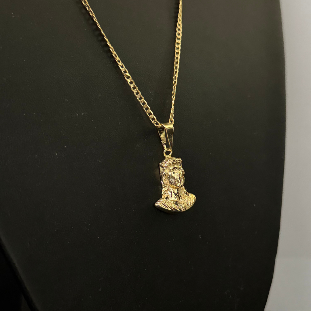 Corrente Grummet 2mm + Pingente da sua Escolha (Banhado a Ouro 18k)