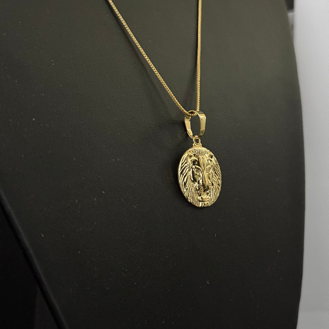 Corrente Veneziana 1mm + Pingente da sua Escolha (Banhado a Ouro 18k)