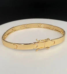 Pulseira Bracelete Luxo 100% Moeda Antiga Premmium Identico Ouro 18k