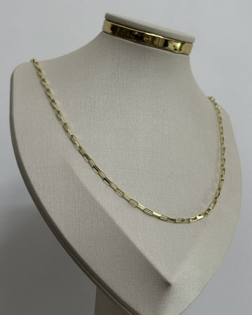 Corrente Elo Tijolinho 2mm Premmium Identica Ouro 18K