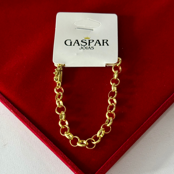 Pulseira Elo Portugues 4mm 100% Moeda Antiga Premmium Identico Ouro 18k