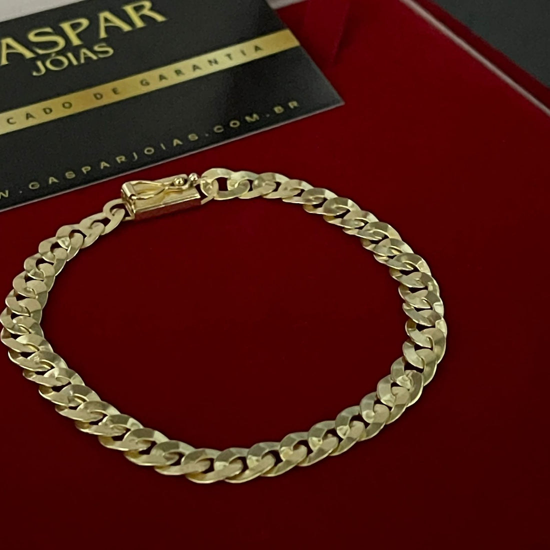 Pulseira Elo Laminada Escama de Peixe 6mm 100% Moeda Antiga Premmium Identico Ouro 18k