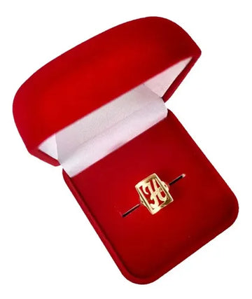 Anel de Letras (Banhado a Ouro 18k)