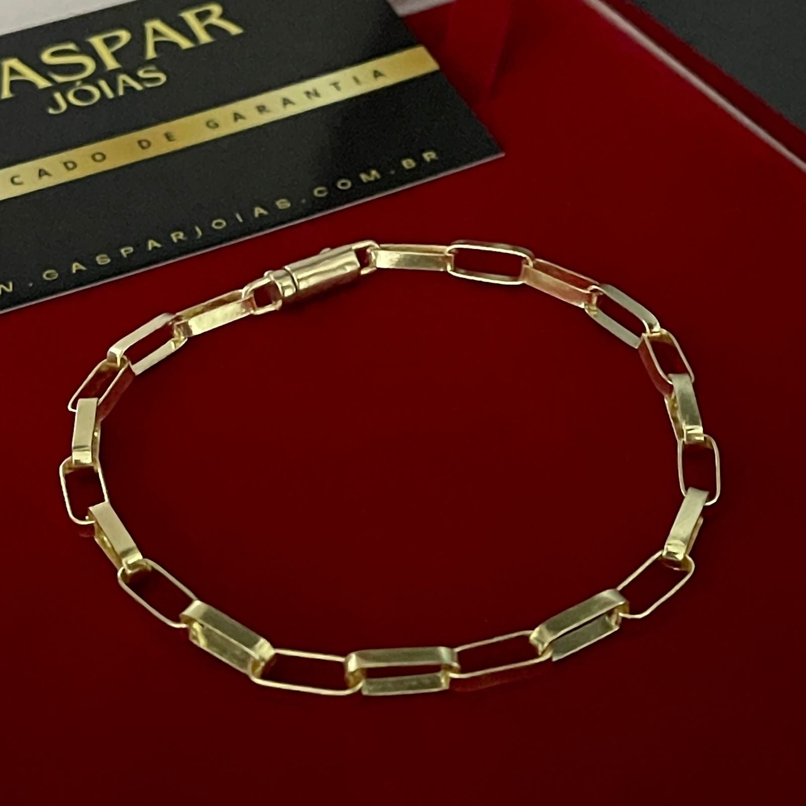 Pulseira Elo Cartier Long 4mm 100% Moeda Antiga Premmium Identico Ouro 18k